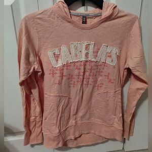 Girls' Cabela's Pink Hooded Shirt
